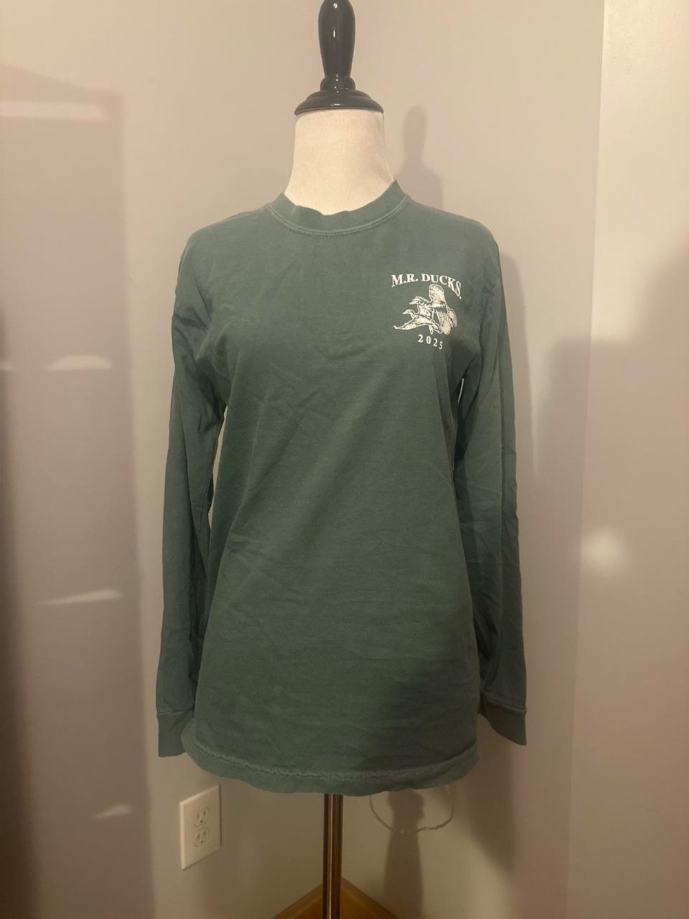 Long-Sleeve Mr.Duck Shirt - Green